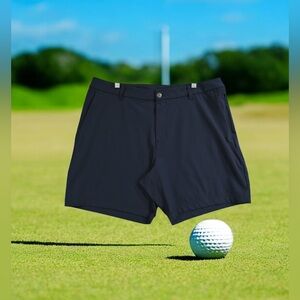 Lululemon Men’s Commission Shorts Size 38 Navy Blue Warpstreme Performance Chino